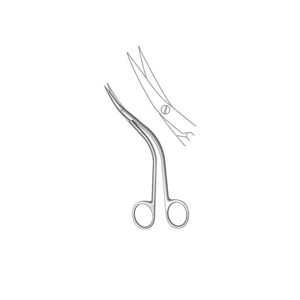 DE BAKEY THORAX AND VASCULAR SCISSORS  15.5 cm