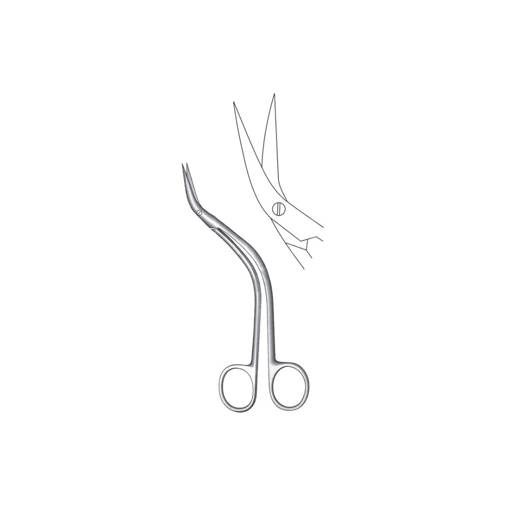 DE BAKEY THORAX AND VASCULAR SCISSORS  15.5 cm