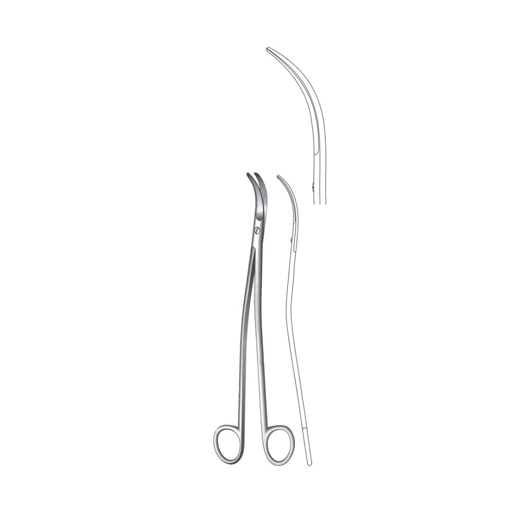SATINSKY THORAX AND VASCULAR SCISSORS  24.5 cm