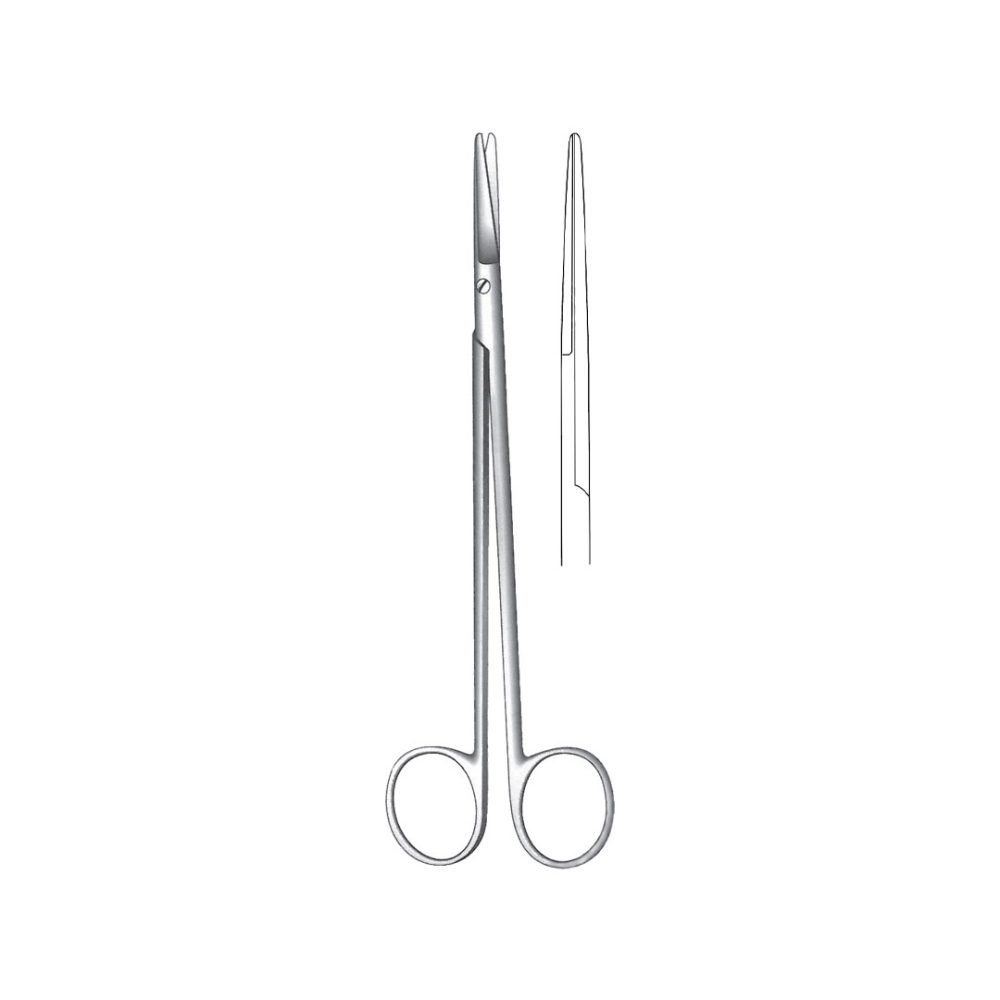 TOENNIS NEUROSURGICAL SCISSORS Straight 18 cm