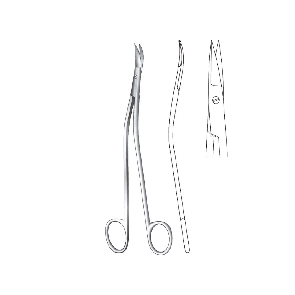 DANDY NEUROSURGICAL SCISSORS Straight 17 cm