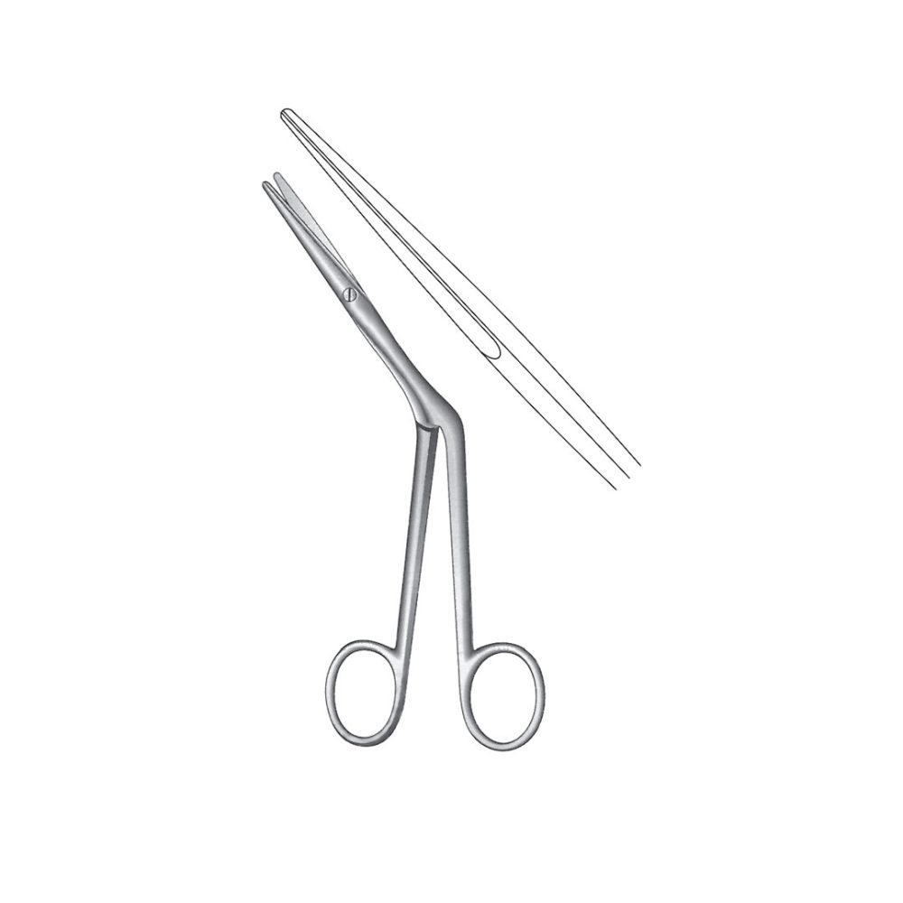 HEYMANN TONSIL AND NASAL SCISSORS  18 cm