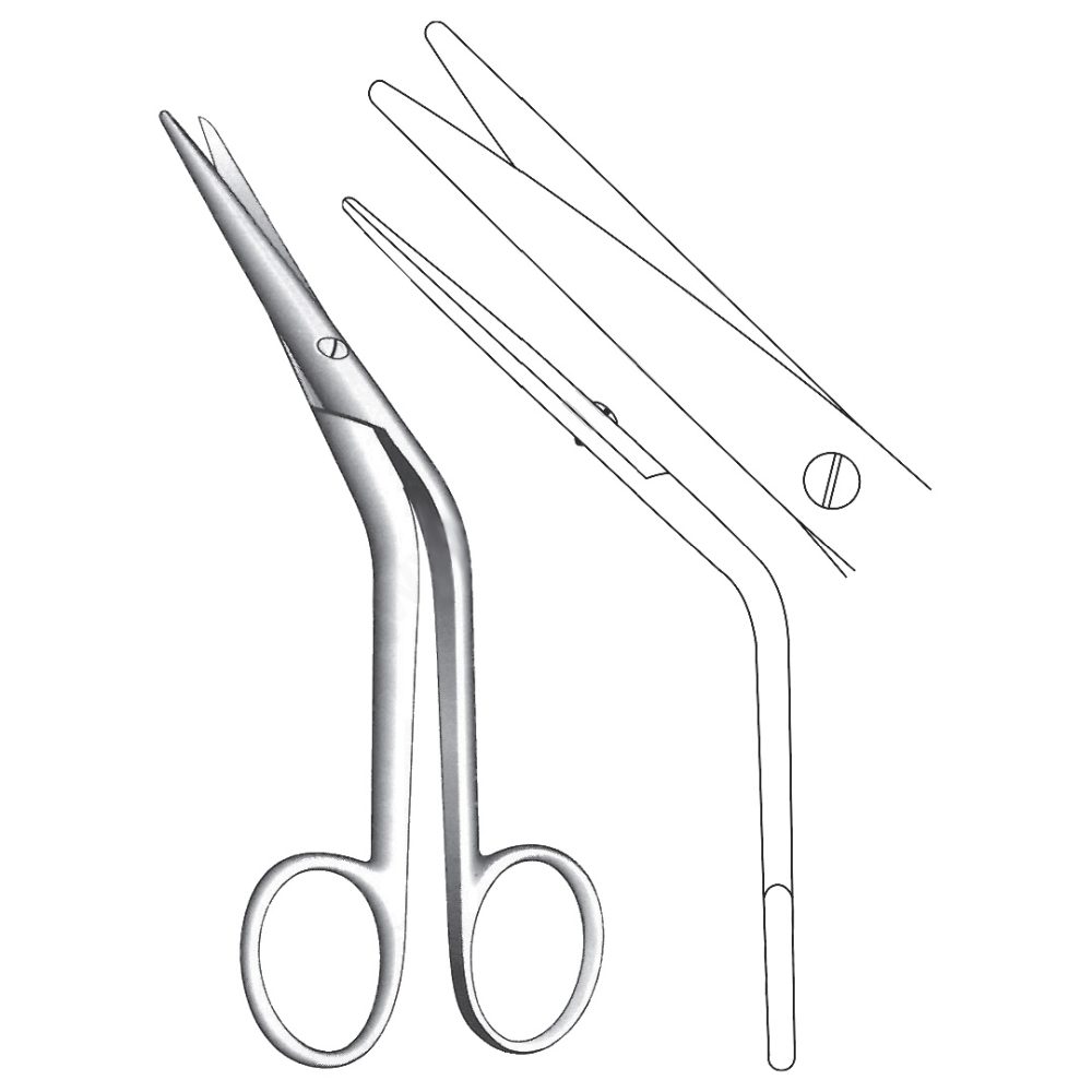 COTTLE TONSIL AND NASAL SCISSORS  16 cm