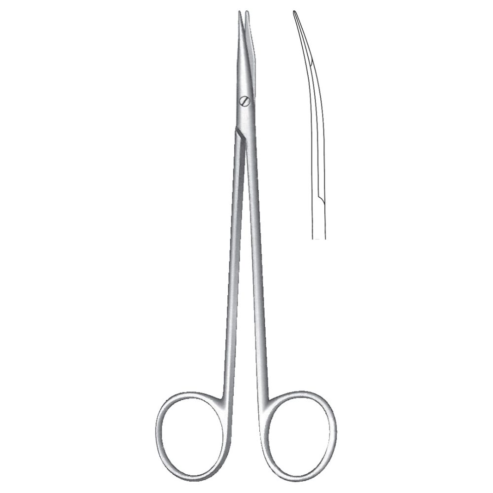 REYNOLDS FINE OPERATING SCISSORS Curved 18 cm