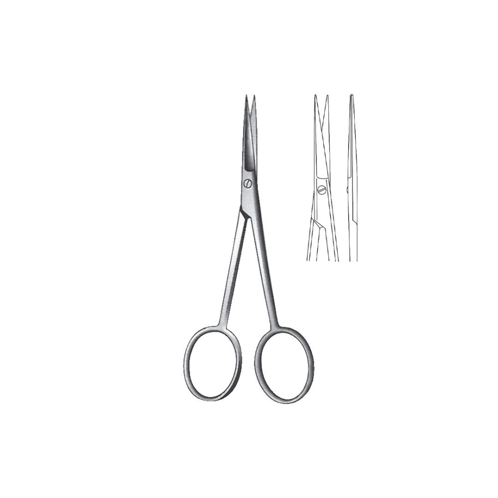 FINE OPERATING SCISSORS Dissecting post mortem scissors   straight 11 cm / 4 1/2 Inches  A-SCR-454