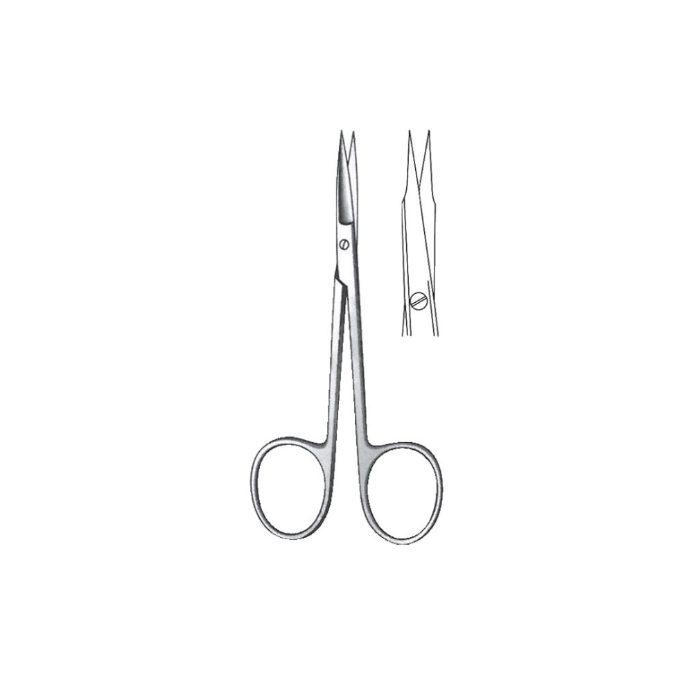 STEVEN FINE OPERATING SCISSORS With large rings   Sharp 10 cm / 33/4Inches A-SCR-466