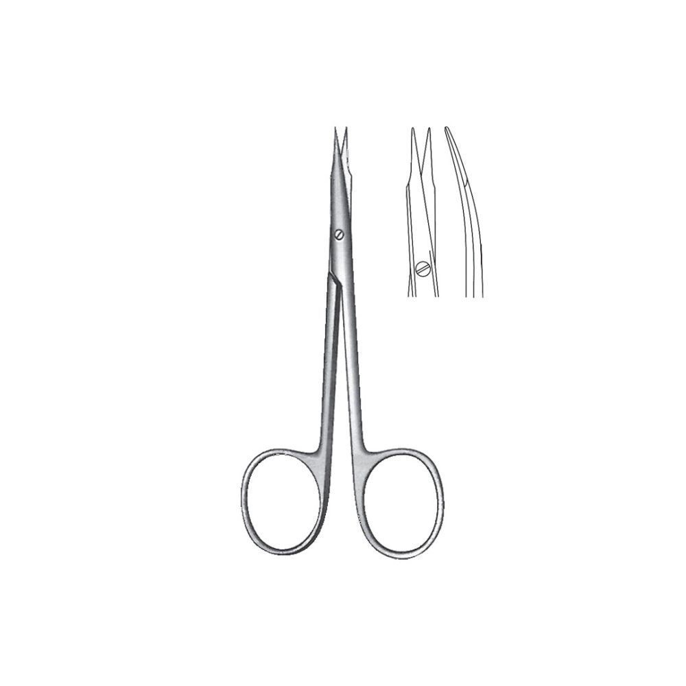 STEVEN FINE OPERATING SCISSORS With large rings   Blunt 10 cm