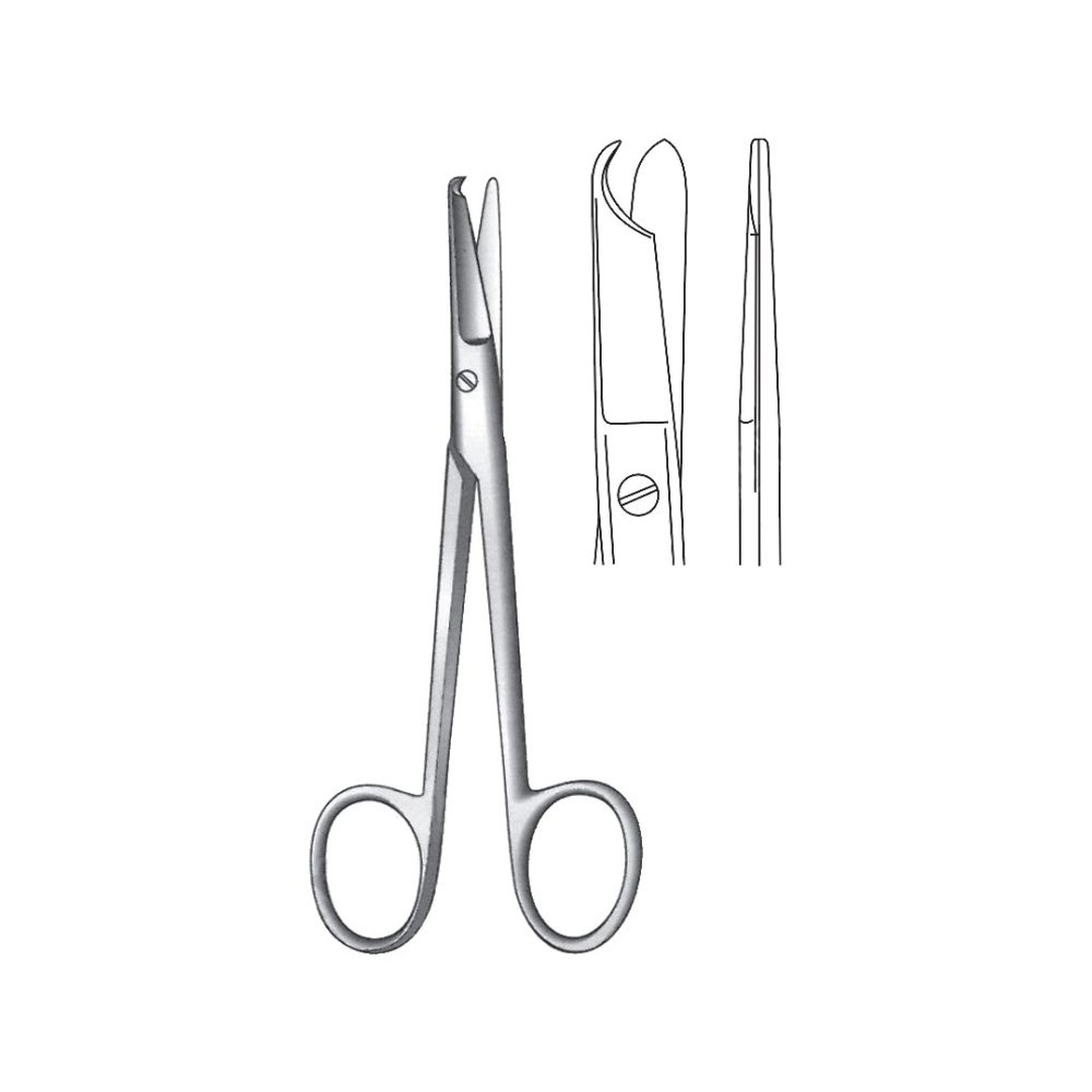 SPENCER FINE OPERATING SCISSORS  and  LIGATURE SCISSORS Side bend 13 cm