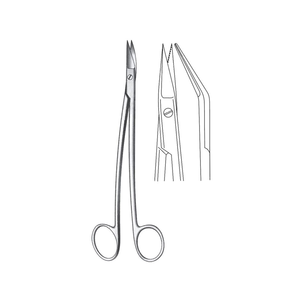NEUMANN FINE OPERATING GUM  and  LIGATURE SCISSORS  12 cm