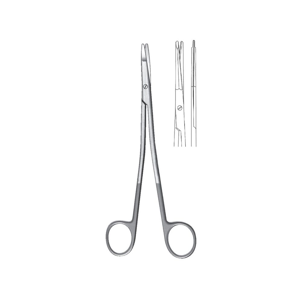 GORNEY FACE-LIFT SCISSORS Straight  Toothed 18 cm