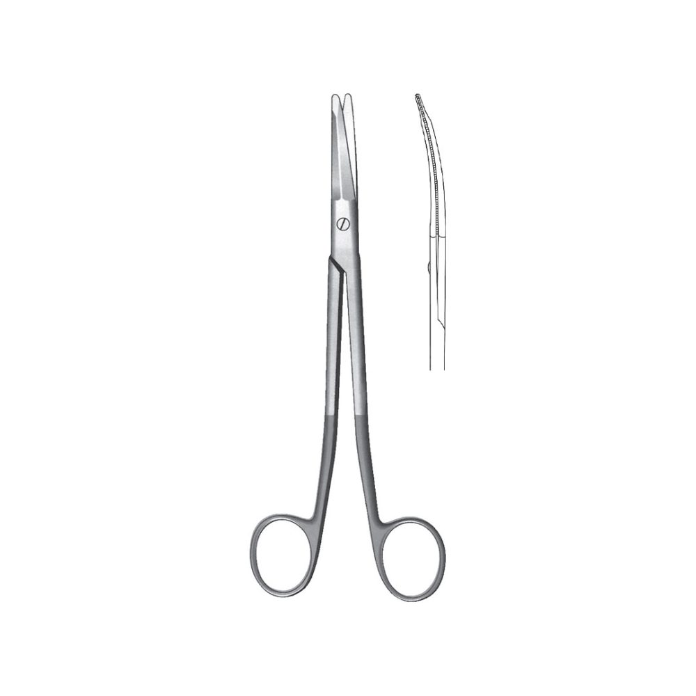 FREEMAN-KAYE FACE-LIFT SCISSORS Curved Toothed 18 cm