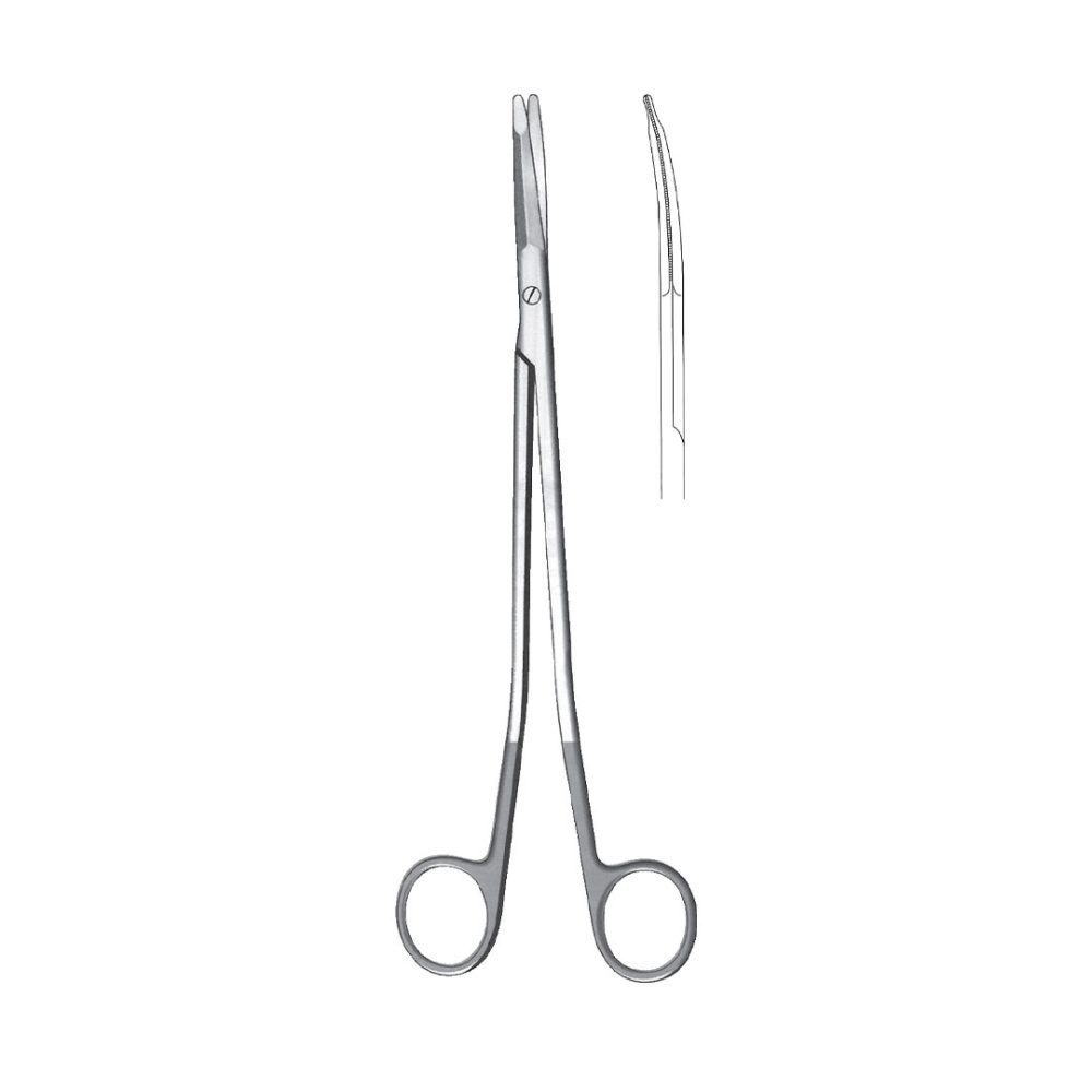 FREEMAN FACE-LIFT SCISSORS Curved Toothed 23 cm