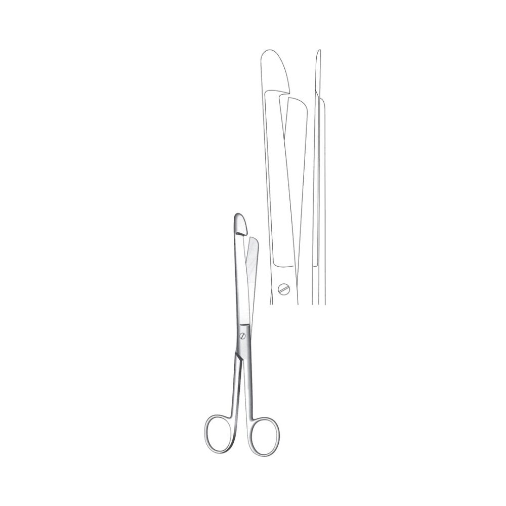 ENTEROTOMY  NAIL SPLITTING SCISSORS  21 cm